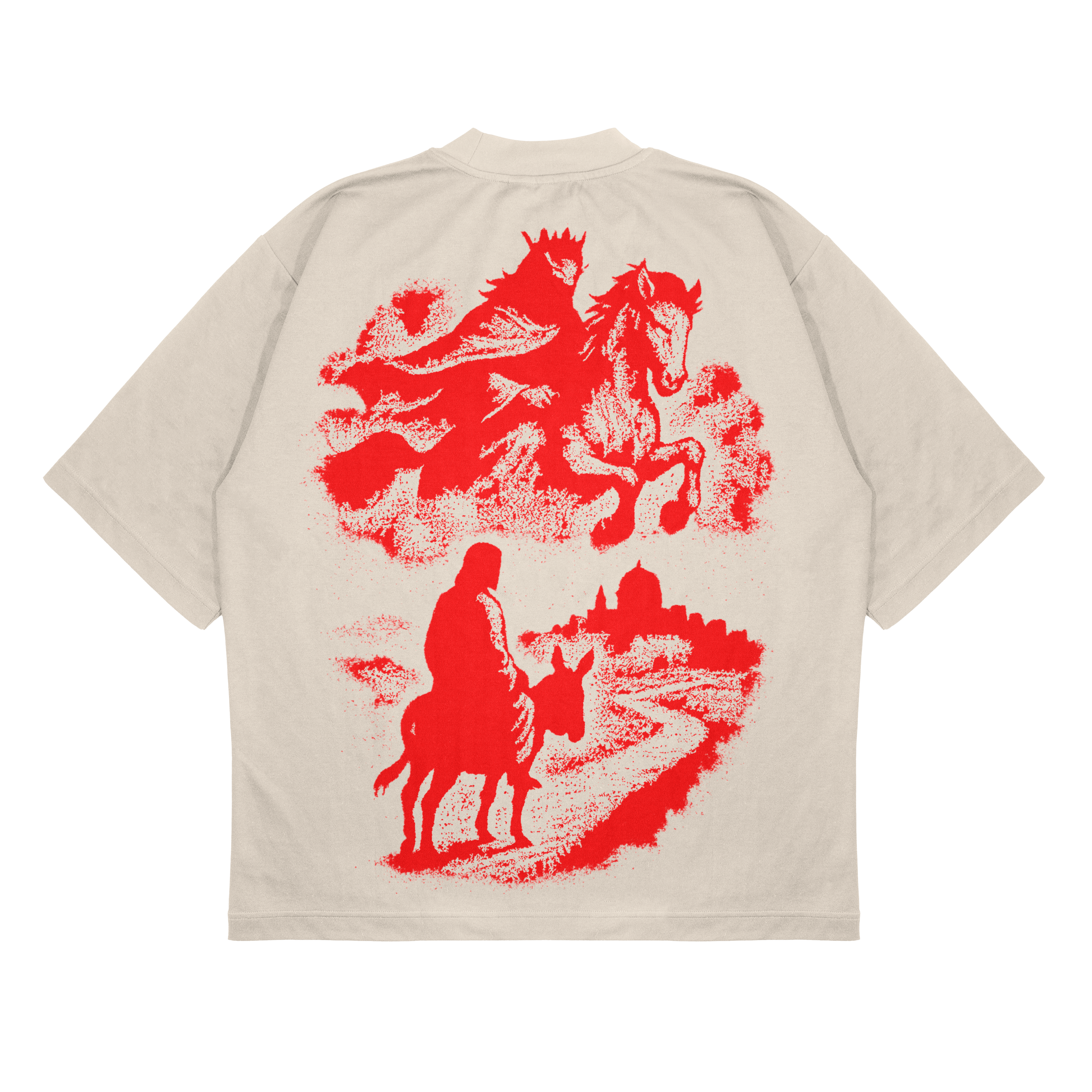 Here He Comes Distressed Tee